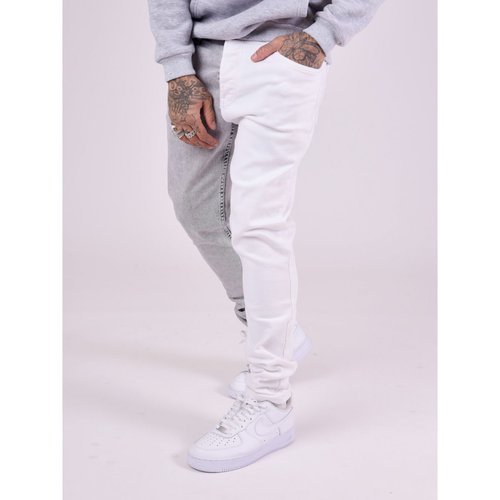 Pantalon bicolore jean outlet