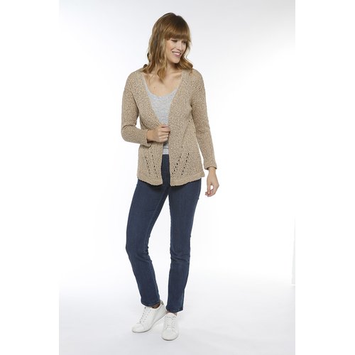 Gilet en coton Fecamp francais B.SOLFIN Fabrique en France 100 COTON FIL BOUTONNE