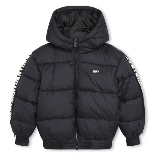 Doudoune deperlante a capuche black Dkny La Redoute