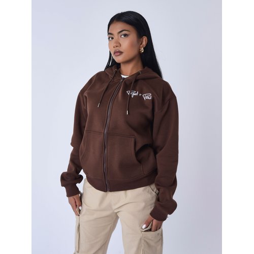 Veste zippee femme essentials project x paris marron Project X La Redoute