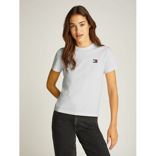 White Tommy Jeans Tee White Tommy Jeans T Shirt Tommy Blanc White