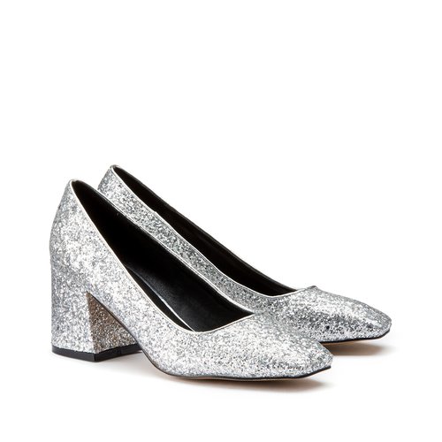 Escarpins paillettes argent hot sale
