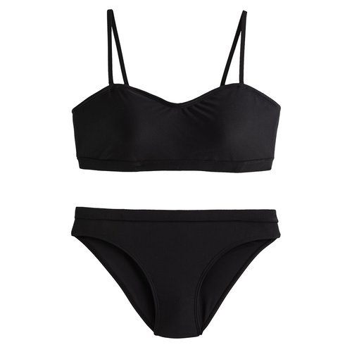 Maillot de bain 2 pieces noir La Redoute Collections La Redoute
