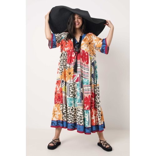 Robe imprime style boheme