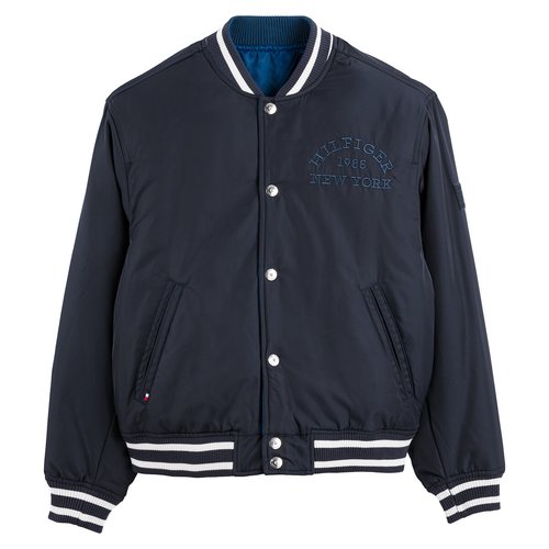 Bomber reversible Tommy Hilfiger bleu marine La Redoute