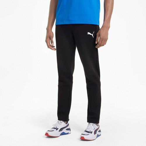 Evostripe sports joggers in cotton mix black Puma La Redoute