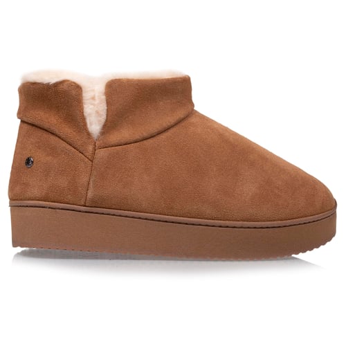 Chaussons Bottillons Isotoner Femme - Semelle Bloup Extra Confort, Imitation Fourrure, Lavables Machine