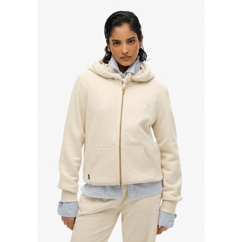 Sweat à Capuche Zippé Cherokee – Femme Taille 12 – Beige – Polyester – Bon état