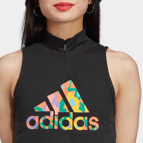 Adidas high neck tank store