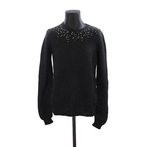 Pull over tres bon etat noir Sezane La Redoute
