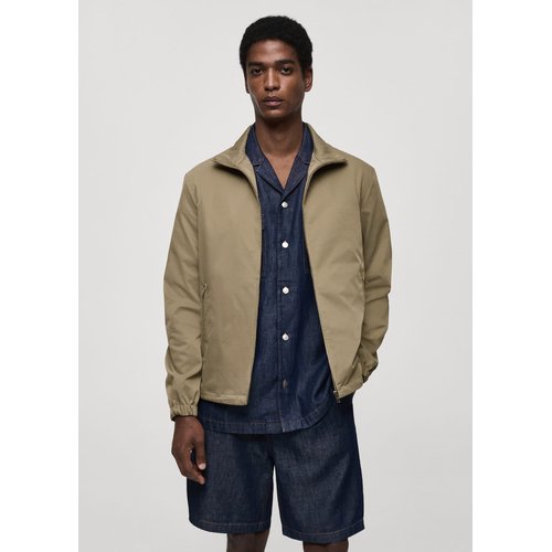 Veste zippee resistante a l eau kaki Mango Man La Redoute