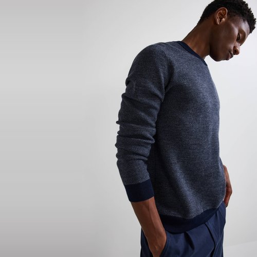 Pull col rond en laine Monoprix La Redoute