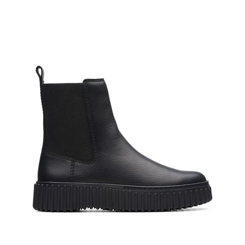 Torhill maple chelsea boots in leather black Clarks La Redoute
