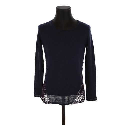 Pull Sandro En Coton Orange - Taille L - Occasion Très Bon état - Coupe Régulière