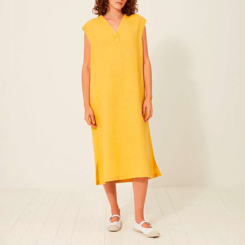 Robe longue en lin lucile Bensimon La Redoute