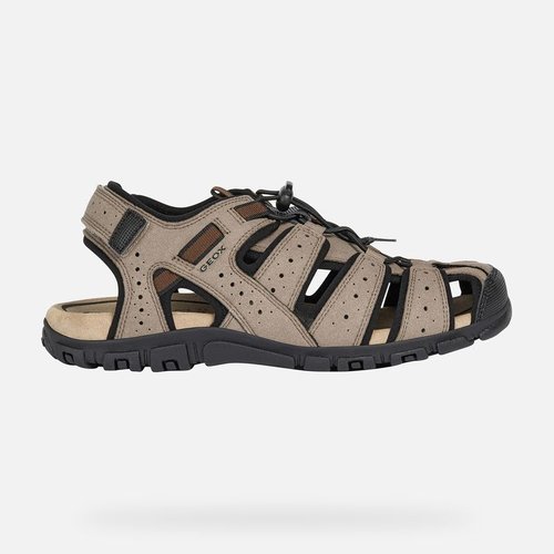 Sandales u sandal strada beige noir Geox La Redoute