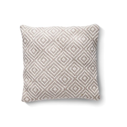 Outdoor Indoor Geometric Woven Cushion 100 Recycled 45x45cm