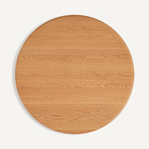 Table ronde en chêne naturel - 120x120x75 cm - Skagen | Leen Bakker