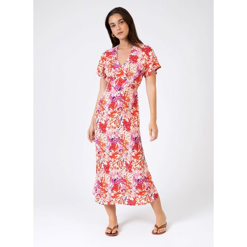 Robe midi imprimee et audacieuse mike An ge La Redoute