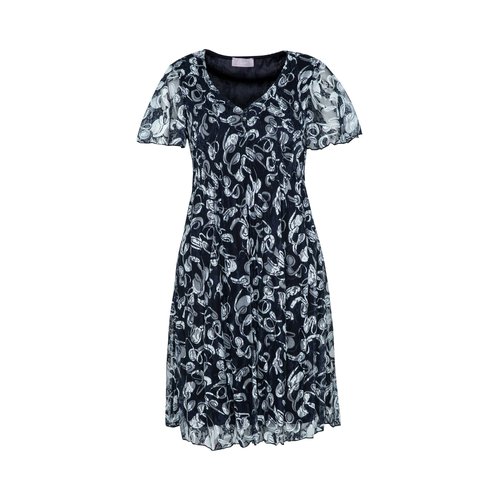 Robe en resille marine ecru Cassis La Redoute
