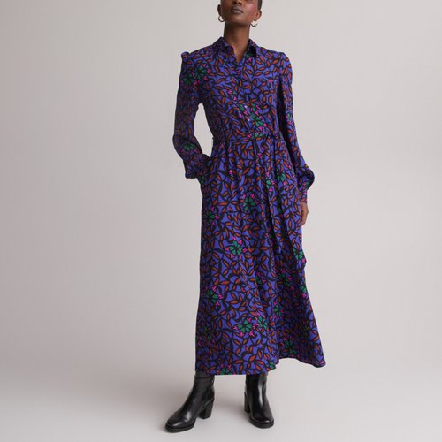 Floral purple maxi dress best sale