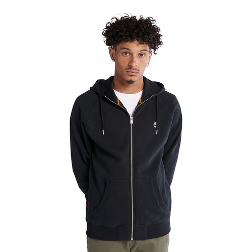 Timberland black zip hot sale