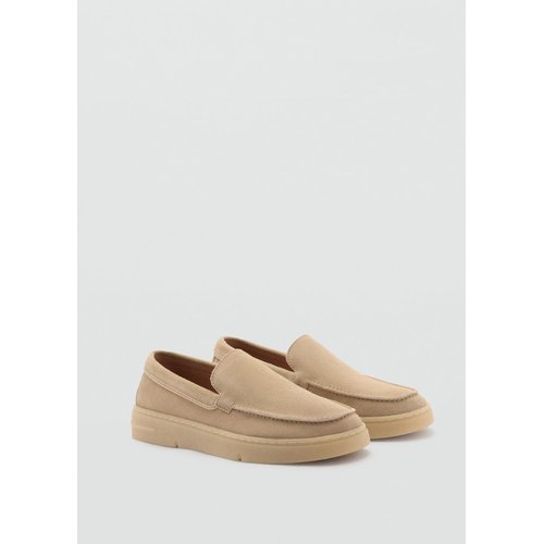 Chaussures cuir suede Mango Man La Redoute