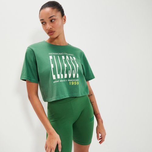 Volia cropped t shirt green Ellesse La Redoute