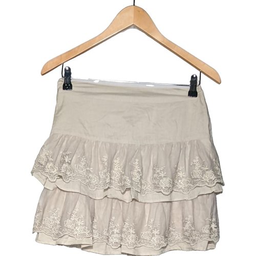 Jupe courte tres bon etat beige Camaieu La Redoute