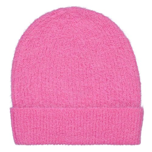 Bonnet laine melangee rose fuchsia La Redoute Collections La Redoute