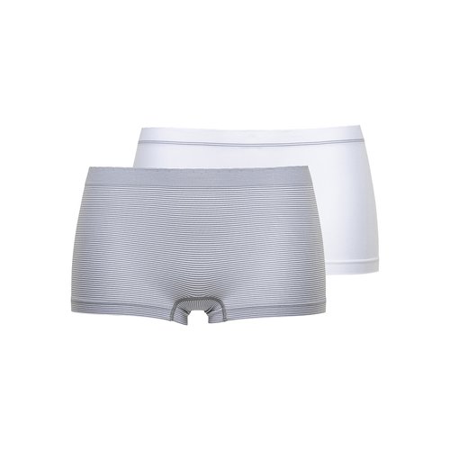 Lot de 2 boxers Femme noir et blanc - Les Pockets