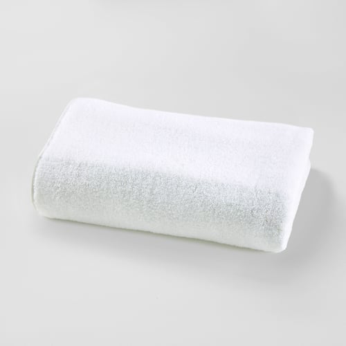 Silentnight Zero Twist Badetuch 2er-Pack - 550 G/m², 100% Baumwolle, Weiß, 70x140 Cm