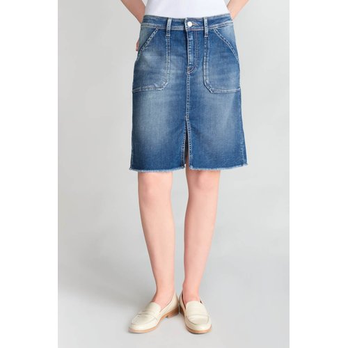 Jupe droite en jeans LEDISI