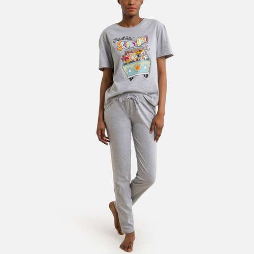 Scooby doo x looney tunes pyjamas in cotton mix grey marl Scooby Doo La Redoute