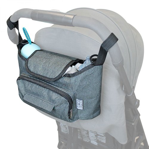 Sac a langer pour poussette gris Monsieur Bebe La Redoute