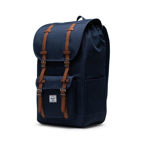 fitting laptop into herschel little america backpack America 30L Bluebell Crosshatch excluding trims Herschel Little America Backpack