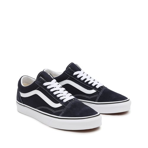 Old skool black and blue vans discount