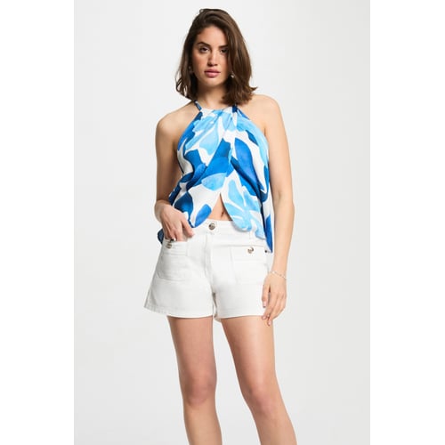 Top Sans Manches Morgan Imprimé Fleuri - Taille XS - Neuf Sans étiquettes