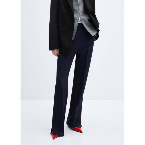 Mango pantalon bleu marine discount