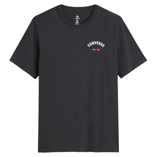 Retro chuck t shirt with short sleeves black Converse La Redoute