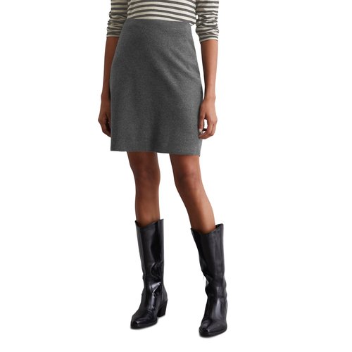 Mini jupe en laine shaped en qualite foulee gris Marc O polo La Redoute