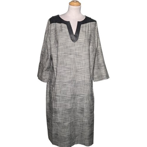 Robe mi longue tres bon etat gris Devernois La Redoute