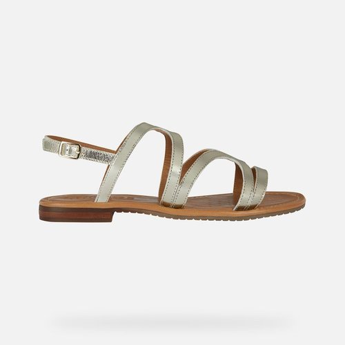 Sandales d sozy s or clair Geox La Redoute