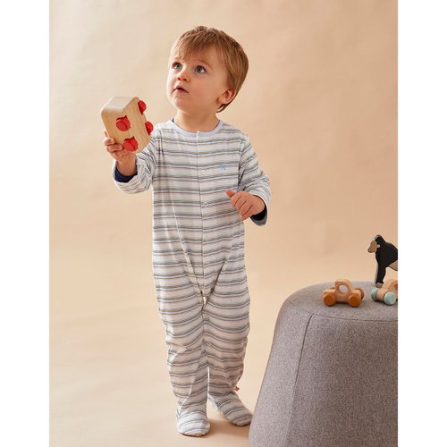 Set de 2 pyjamas 1 piece bleu ecru bleu Noukie s La Redoute
