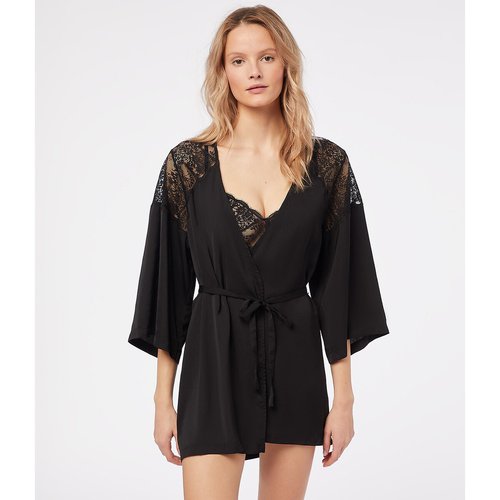 Deshabille satin et dentelle parure Etam La Redoute