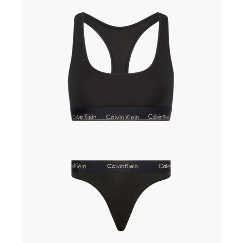 Calvin klein white bra and underwear set 2025