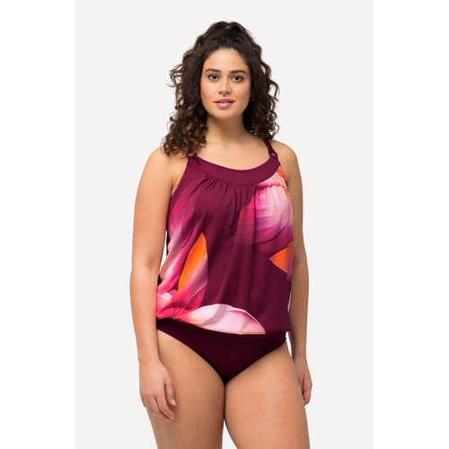 Tankini a imprime floral. Bonnets souples