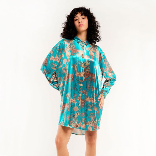 Robe jaya bleu Wild La Redoute