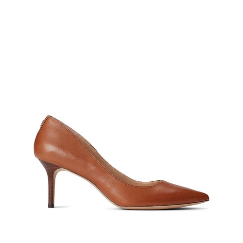 Leather Pointed Stiletto Heels