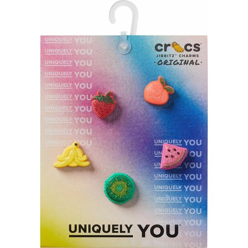 Pack of 5 sparkle glitter fruits jibbitz multi coloured Crocs La Redoute